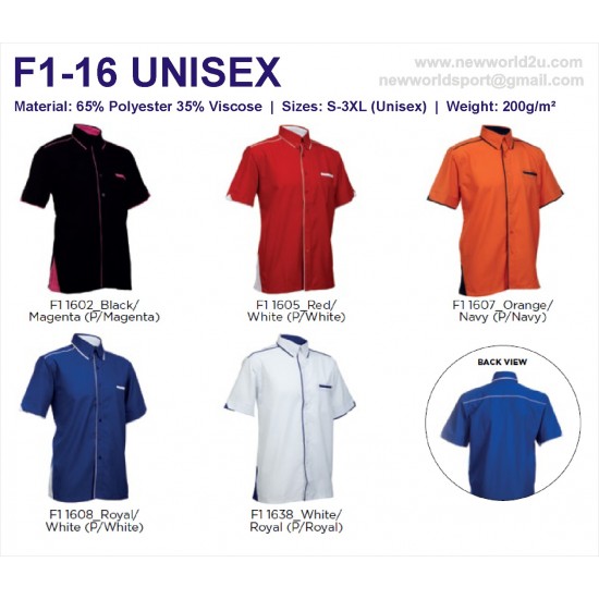 Uniform F1 Corporate Shirt F1-16 