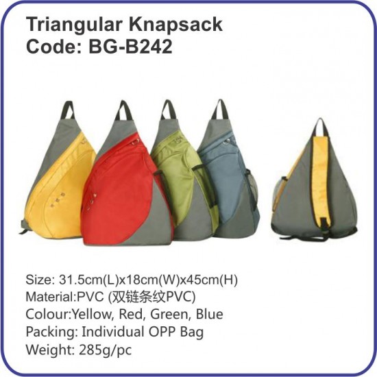 Triangular Knapsack Bag BG-B242