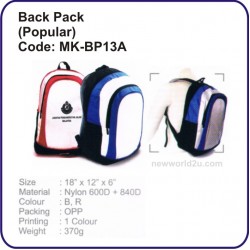 Backpack Bag (Popular) MK-BP13A Backpack Bag (Popular) MK-BP13A