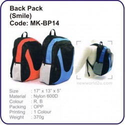 Backpack Bag (Smile) MK-BP14 Backpack Bag (Smile) MK-BP14