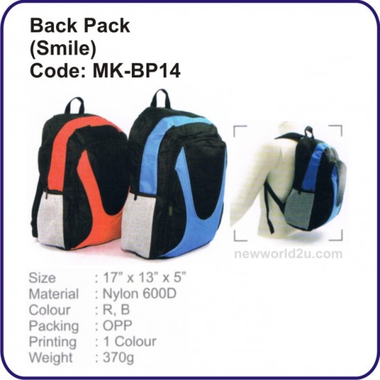 Backpack Bag (Smile) MK-BP14