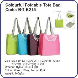 Colourful Foldable Tote Bag BG-B215