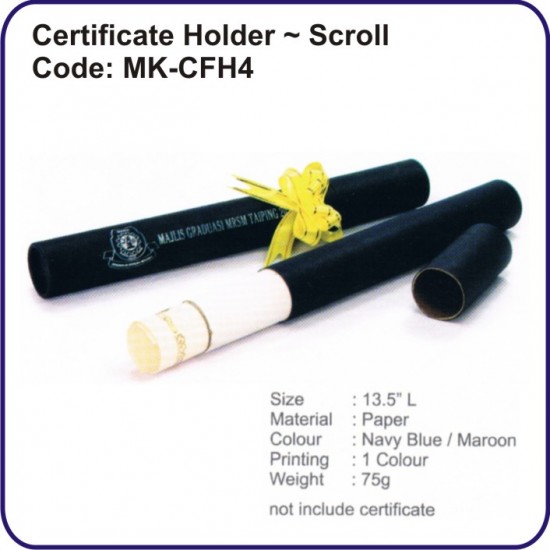Certificate Holder (Scroll) MK-CFH4