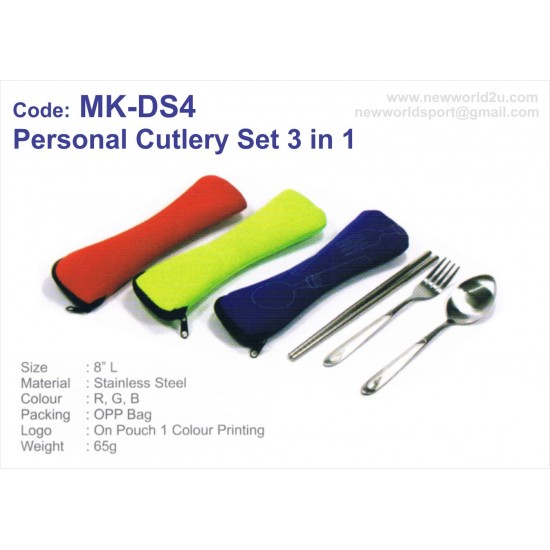MK-DS4 Personal Cutlery Set 3 in 1