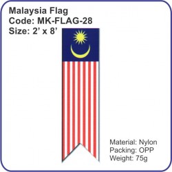 Malaysia Flag 2 x 8