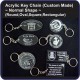 Acrylic Key Chain (Custom Made) 