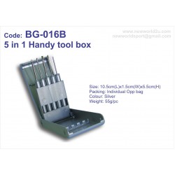 5 in 1 Handy Tool Box BG-016B 