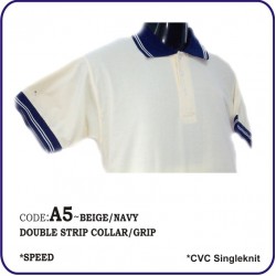 T-Shirt CVC A5 - Royal/Black