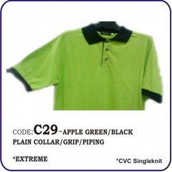 T-Shirt CVC C29 - Apple Green/Black