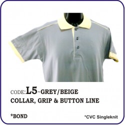 T-Shirt CVC L5 - Grey/Beige