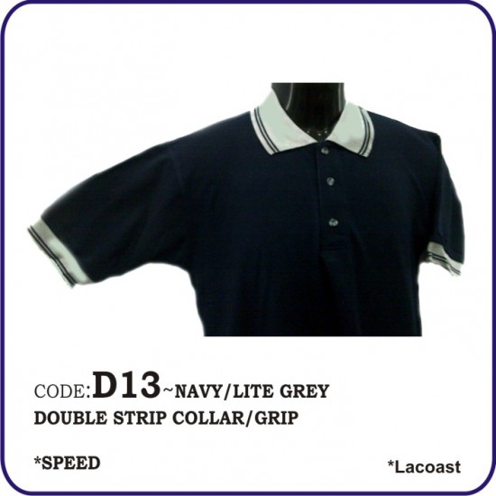T-Shirt Lacoast D13 - Navy/Lite Grey