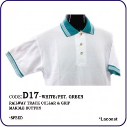 T-Shirt Lacoast D17 - White/Petronas Green