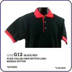 T-Shirt Lacoast G12 - Black/Red