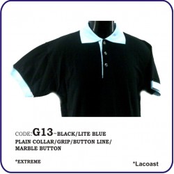 T-Shirt Lacoast G13 - Black/Lite Blue