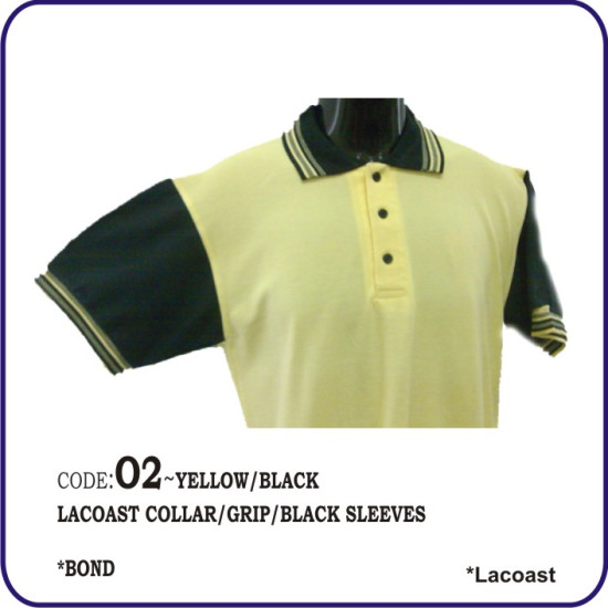 T-Shirt Lacoast O2 - Yellow/Black