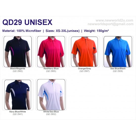 Quickdry Unisex QD29 